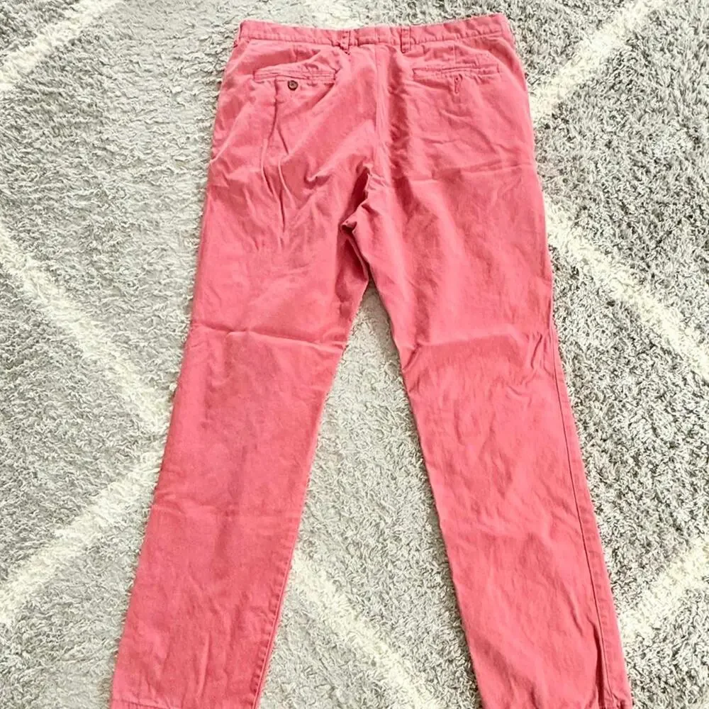 Southern tide pink chino pants SIZE 36/32